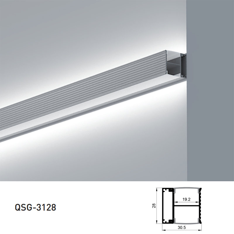 Drywall LED Channel For 15mm Double Row LED Tape Light Drywall LED Channel For 15mm Double Row LED Tape Light